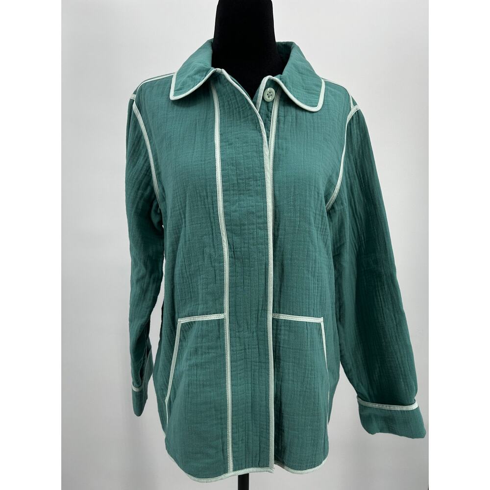 Lands' End Cotton Gauze Jacket Women's Small